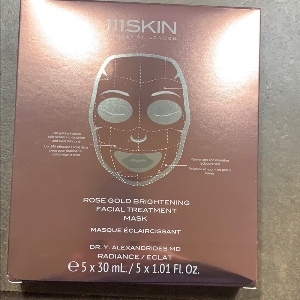 111 Skin Rose Gold Brightening Facial Masks